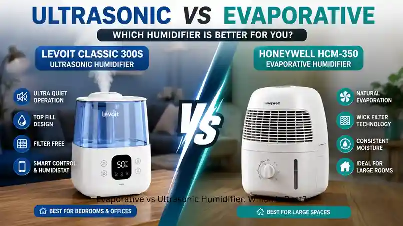 Evaporative vs Ultrasonic Humidifier